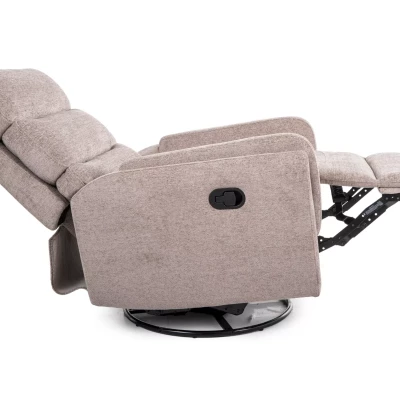 Polohovací křeslo VARDAN - tmavě béžové