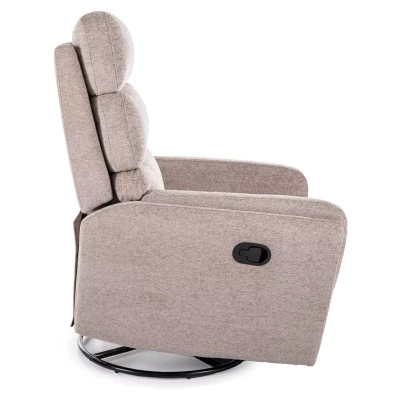 Polohovací křeslo VARDAN - tmavě béžové