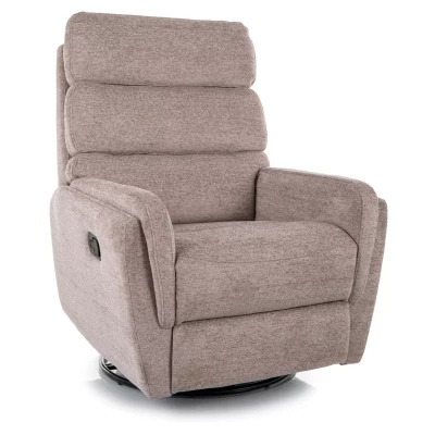 Polohovací křeslo VARDAN - tmavě béžové