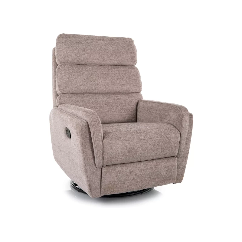 Polohovací křeslo VARDAN - tmavě béžové