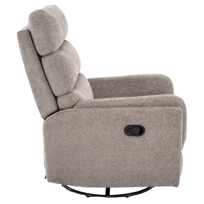 Polohovací křeslo VARDAN - světle šedé