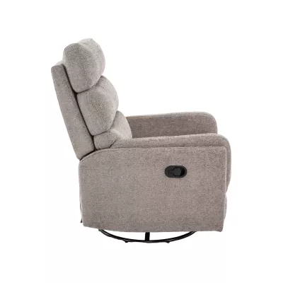 Polohovací křeslo VARDAN - světle šedé