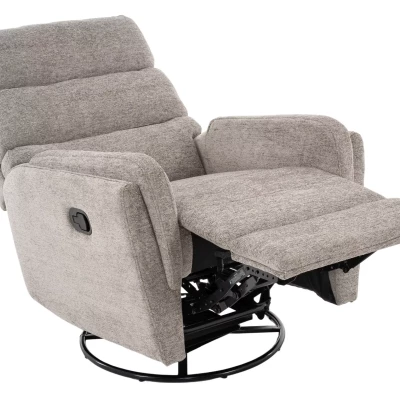 Polohovací křeslo VARDAN - světle šedé