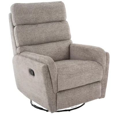 Polohovací křeslo VARDAN - světle šedé