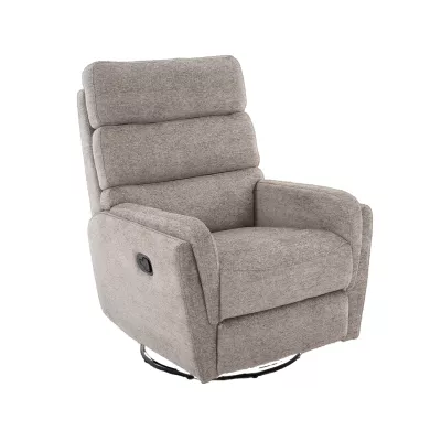 Polohovací křeslo VARDAN - světle šedé