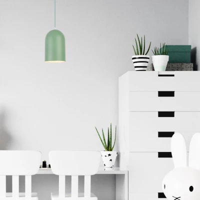 Závěsné skandinávské osvětlení OSS - 1xE27, 40W, zelené