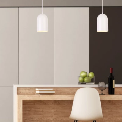 Závěsné skandinávské osvětlení OSS - 1xE27, 40W, bílé