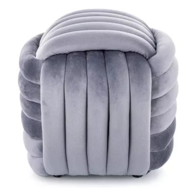 Designový taburet AMBROZ - šedý