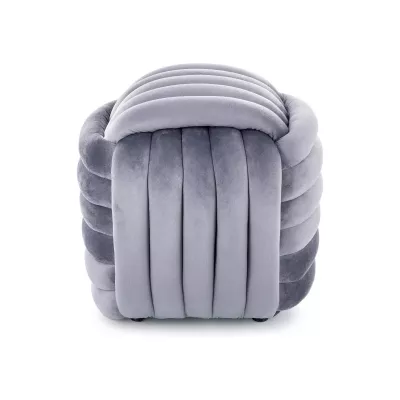 Designový taburet AMBROZ - šedý