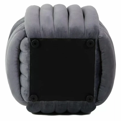 Designový taburet AMBROZ - šedý