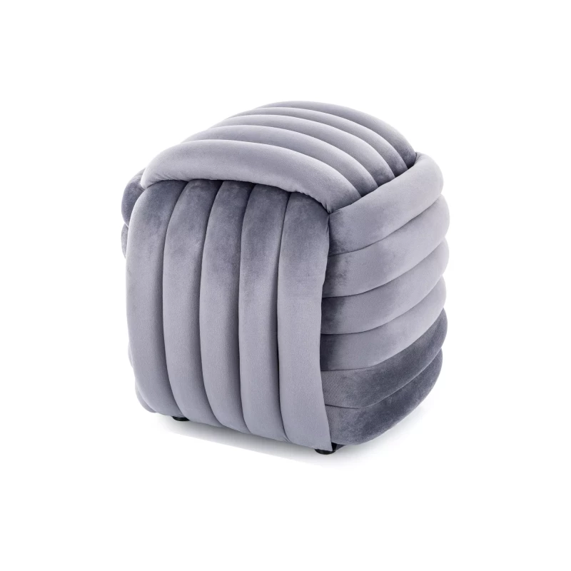 Designový taburet AMBROZ - šedý