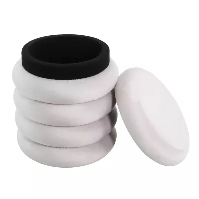 Designový kulatý taburet ANAND - světle béžový