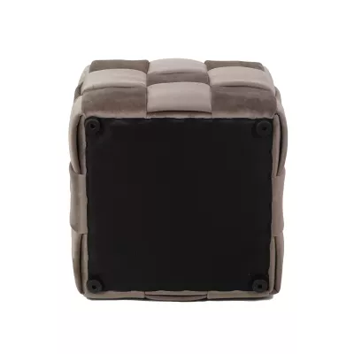 Taburet kostka AMITAI - béžový