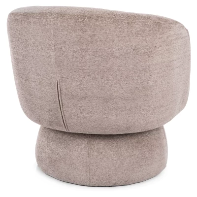 Elegantní čalouněné křeslo AGUSTIN - tmavě béžové