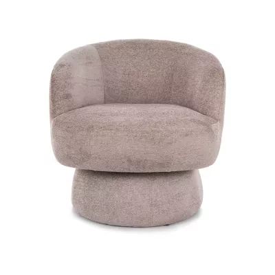 Elegantní čalouněné křeslo AGUSTIN - tmavě béžové