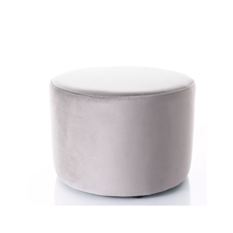 Kulatý taburet DOLORES 2 - šedý