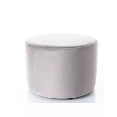 Kulatý taburet DOLORES 2 - šedý