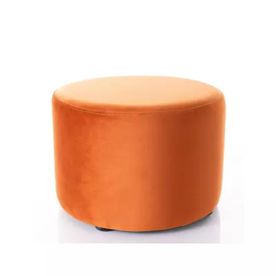 Kulatý taburet DOLORES 2 - oranžový