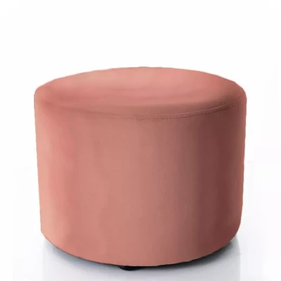 Kulatý taburet DOLORES 2 - růžový