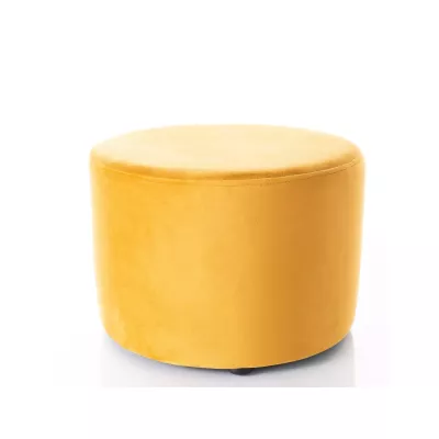 Kulatý taburet DOLORES 2 - žlutý