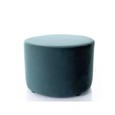 Kulatý taburet DOLORES 2 - petrolejový