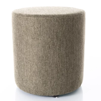 Kulatý taburet DOLORES 3 - olivový