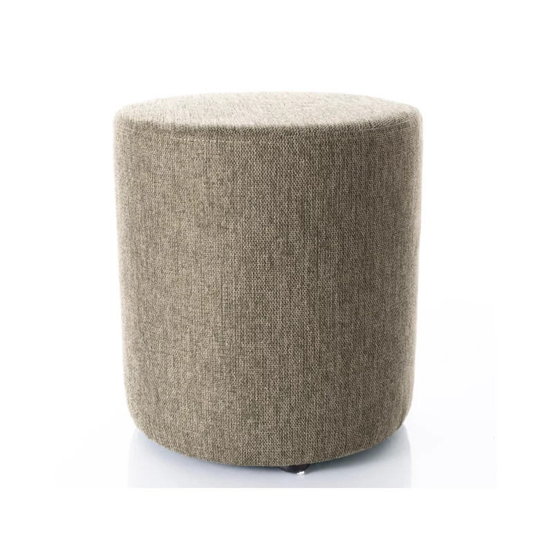 Kulatý taburet DOLORES 3 - olivový