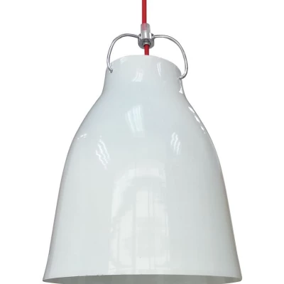 Závěsný lustr na lanku PENSILVANIA - 1xE27, 60W, bílý