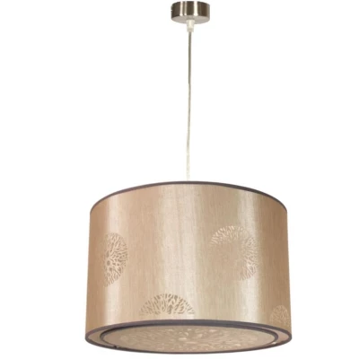 Závěsné osvětlení v boho stylu PERLA - 1xE27, 60W, béžové