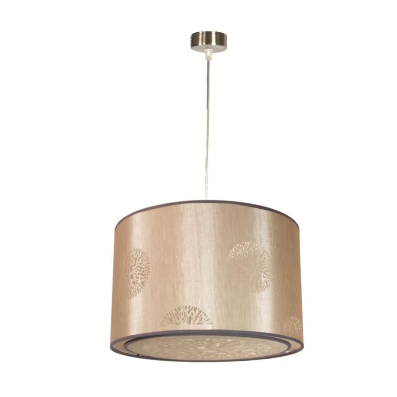 Závěsné osvětlení v boho stylu PERLA - 1xE27, 60W, béžové