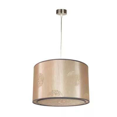 Závěsné osvětlení v boho stylu PERLA - 1xE27, 60W, béžové