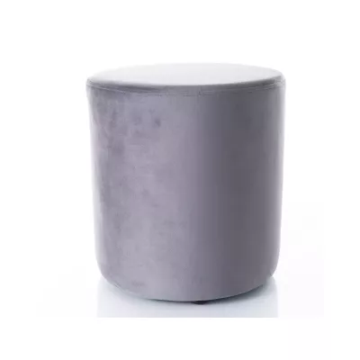 Kulatý taburet DOLORES 4 - tmavě šedý