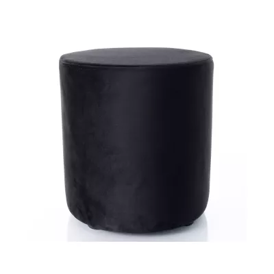Kulatý taburet DOLORES 4 - černý