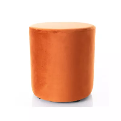 Kulatý taburet DOLORES 4 - oranžový