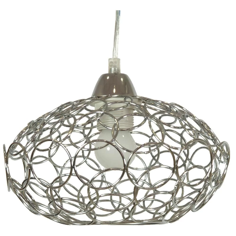 Závěsné industriální osvětlení PINIA - 1xE27, 60W, chromované