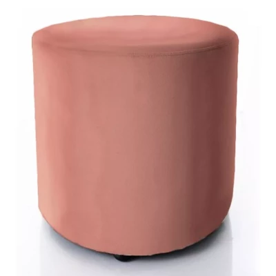 Kulatý taburet DOLORES 4 - růžový