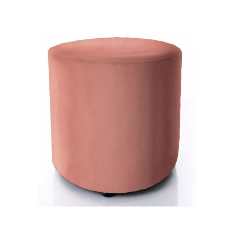 Kulatý taburet DOLORES 4 - růžový
