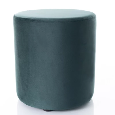 Kulatý taburet DOLORES 4 - petrolejový