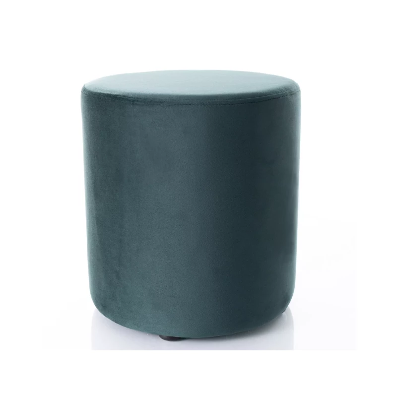 Kulatý taburet DOLORES 4 - petrolejový