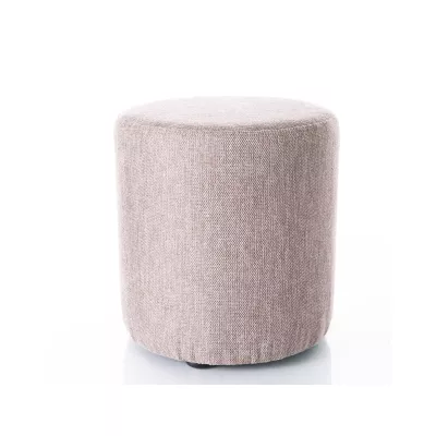 Kulatý taburet DOLORES 5 - béžový