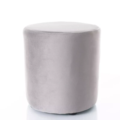 Kulatý taburet DOLORES 6 - šedý