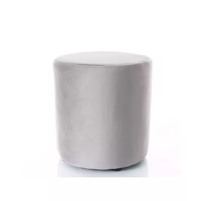 Kulatý taburet DOLORES 6 - šedý