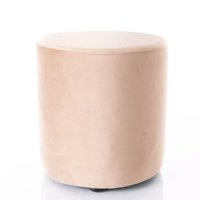 Kulatý taburet DOLORES 6 - béžový