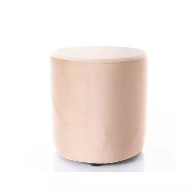 Kulatý taburet DOLORES 6 - béžový