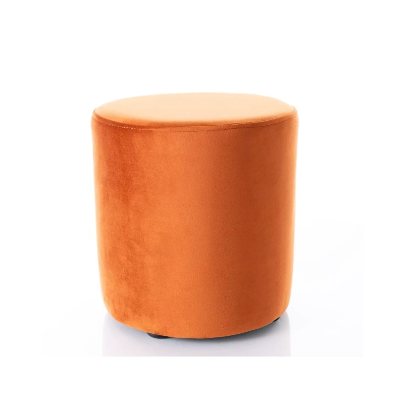 Kulatý taburet DOLORES 6 - oranžový