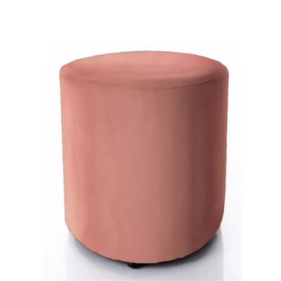 Kulatý taburet DOLORES 6 - růžový