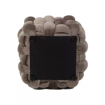 Taburet kostka DOMINICK - béžový