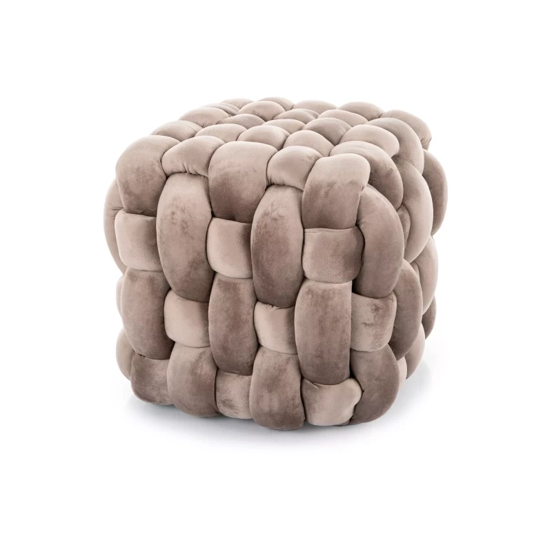 Taburet kostka DOMINICK - béžový