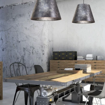 Závěsné osvětlení PLATINO - 1xE27, 60W, zlaté