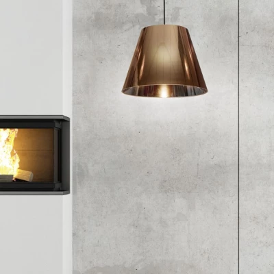 Závěsné osvětlení PLATINO - 1xE27, 60W, měděné